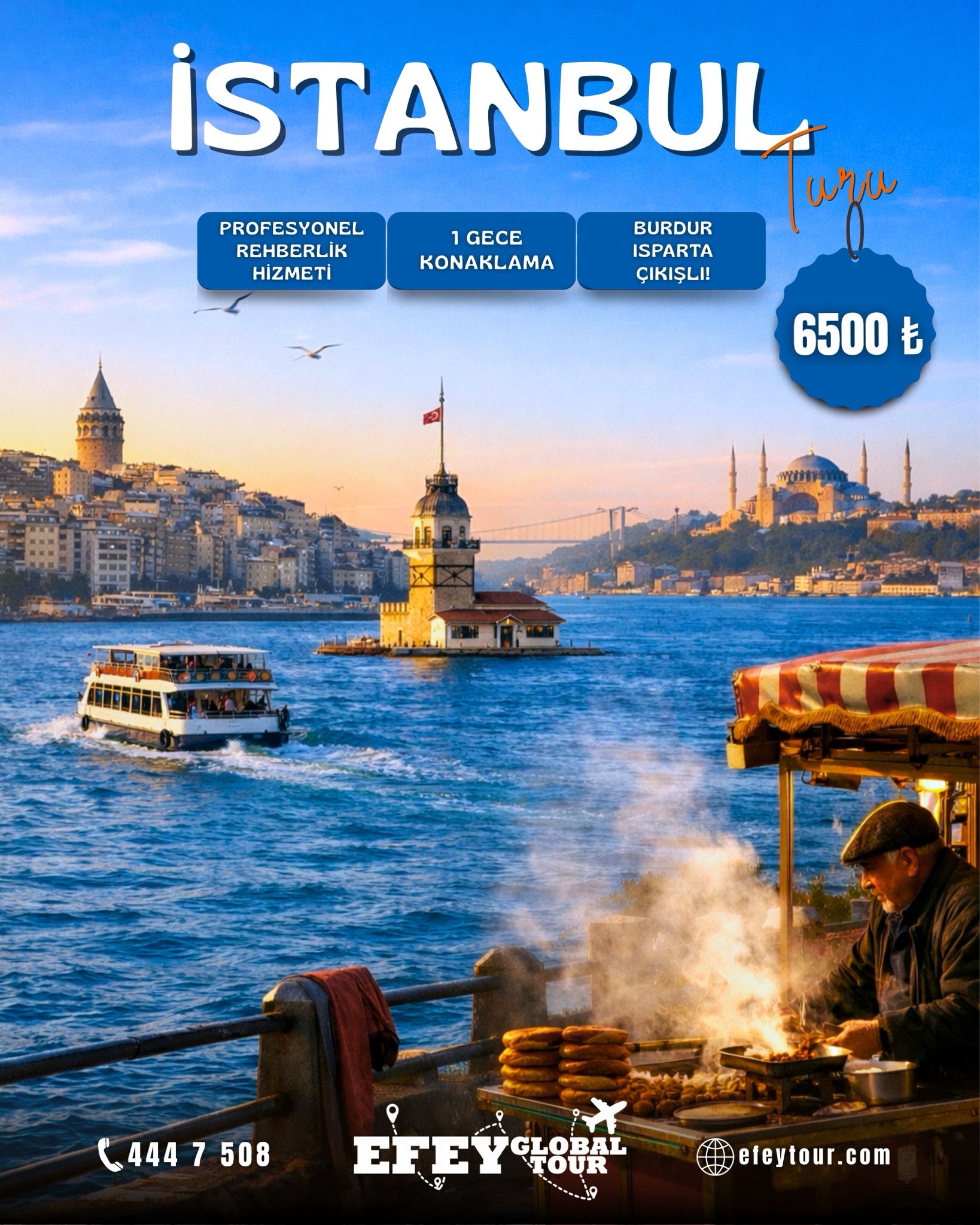 1 GECE KONAKLAMALI İSTANBUL TURU