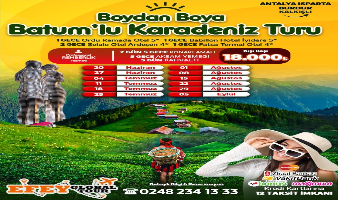 BATUM'LU DOĞU KARADENİZ TURU