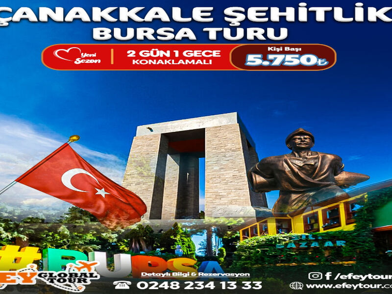 BURSA ÇANAKKALE TURU