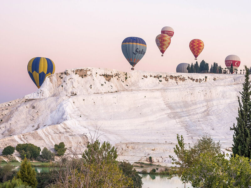 Balon Uçuşlu Pamukkale Turu