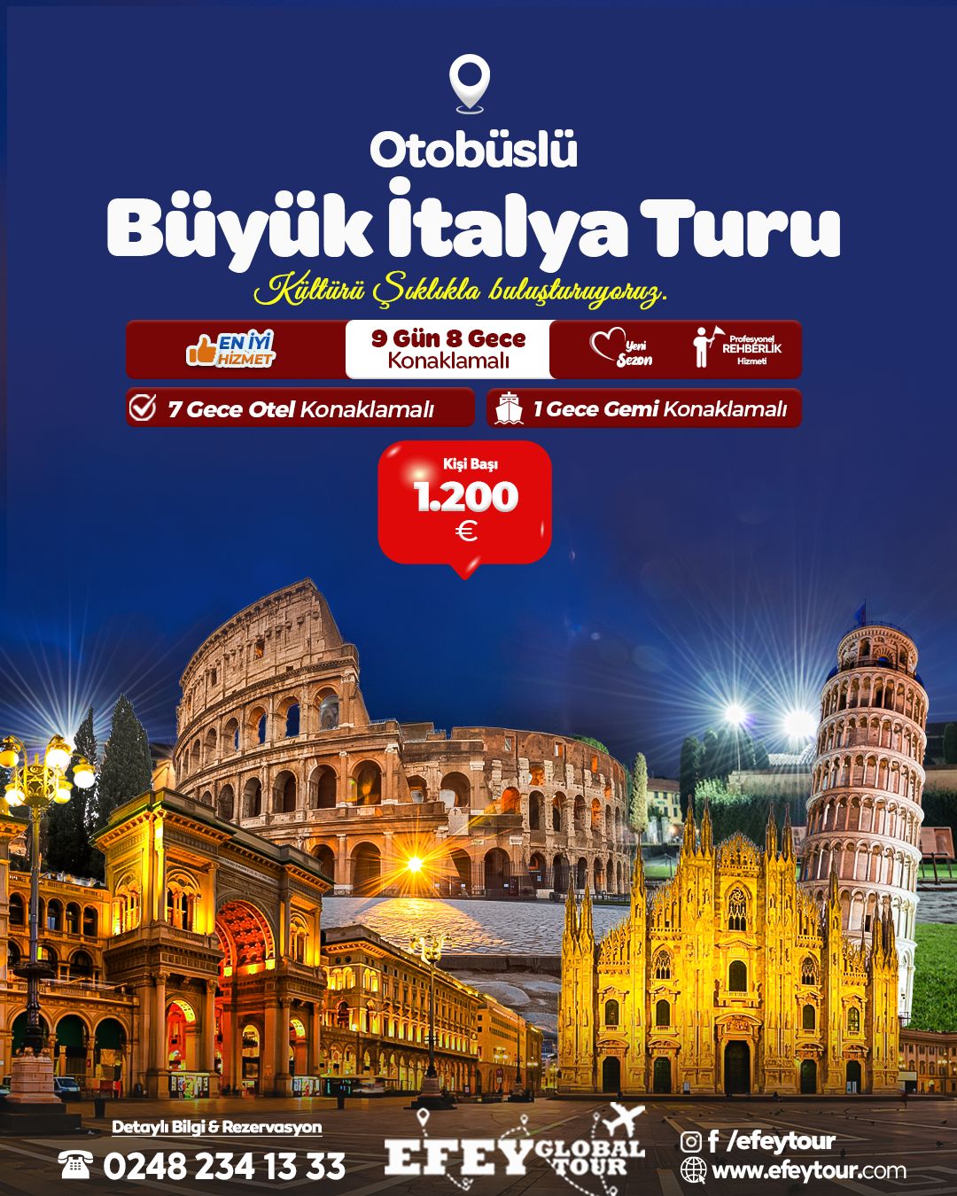 Büyük İtalya & Yunanistan & Balkan Turu